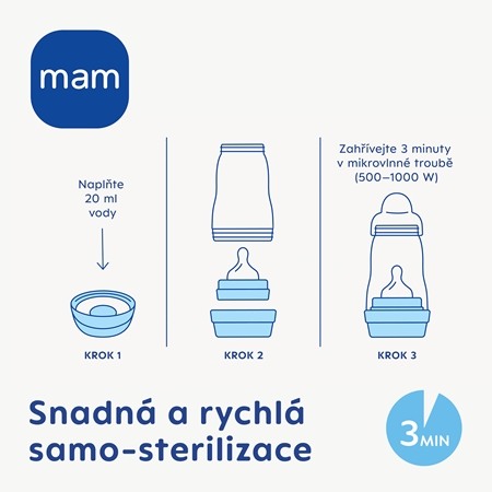 MAM Perfect Star Anti-colic Bottle antikoliková láhev