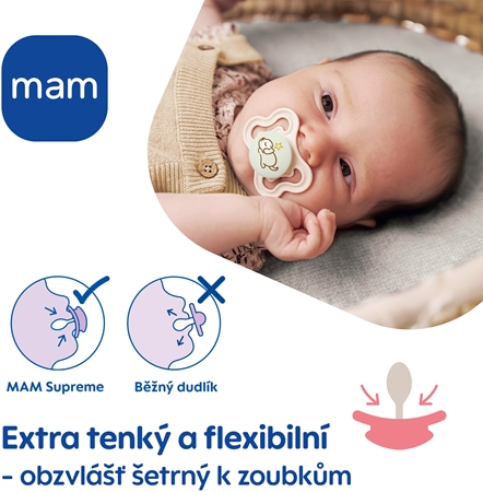 MAM Supreme 0m+ dudlík