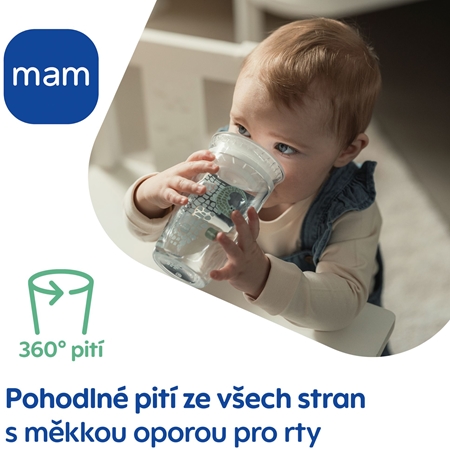 MAM Easy to Drink Cup netekoucí hrnek