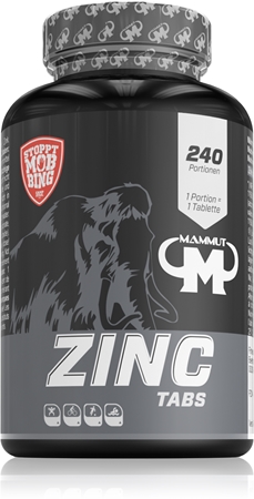 Mammut Zinc Tabs Nahrungsergänzungsmittel für Haare, Nägel und Haut