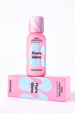 MAMONDE Flora Glow Rose Liquid Mask masque visage hydratant avec effet exfoliant