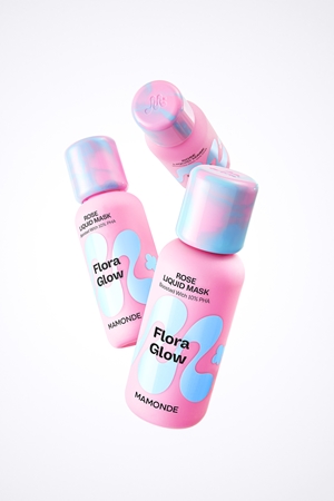 MAMONDE Flora Glow Rose Liquid Mask masque visage hydratant avec effet exfoliant