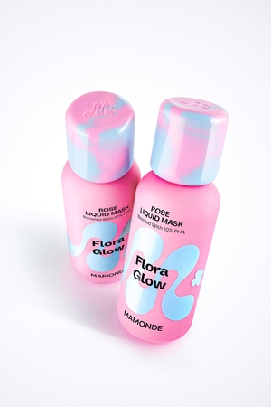 MAMONDE Flora Glow Rose Liquid Mask masque visage hydratant avec effet exfoliant