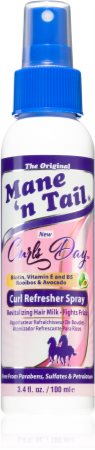 Mane 'N Tail Curls Day Refresher Spray στάιλινγκ σπρέι για σπαστά και σγουρά μαλλιά