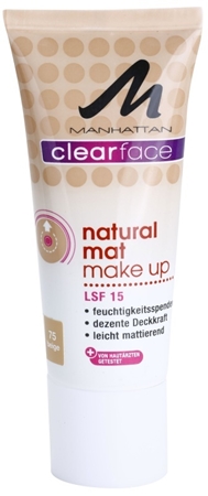 Brand Manhattan Clearface Natural Mat Mattifying Foundation SPF 15