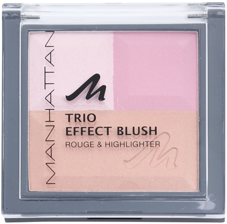 Marke
 Manhattan Trio Effect Blush Highlighter-Rouge