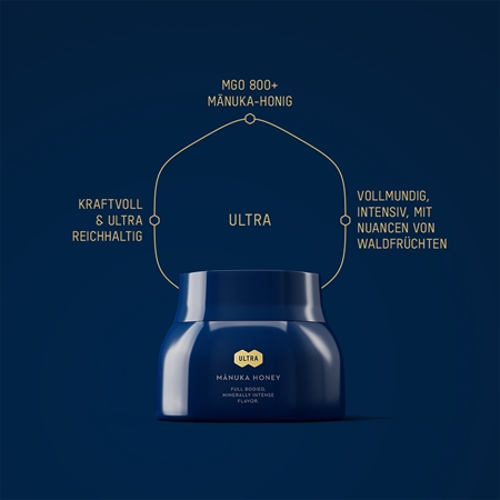 Manuka Health Mānuka Honey Ultra 800+ Förderung der richtigen Funktion des Organismus
