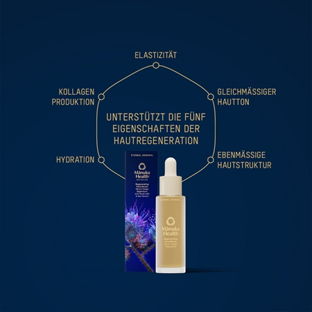 Manuka Health Regenerating Face Serum verjüngendes Anti-Aging Serum für das Gesicht