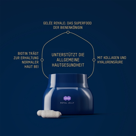 Manuka Health Royal Jelly Capsules with Biotin Kapseln für wunderschöne Haare und Haut
