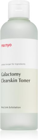 ma:nyo Galactomy Clearskin lotion tonique exfoliante douce à usage quotidien