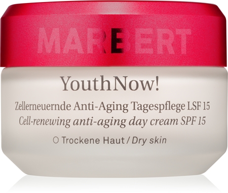 Marbert Anti-Aging Care YouthNow! creme de dia antirrugas para a renovação da pele SPF 15