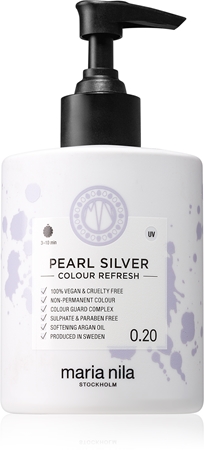 Maria Nila Colour Refresh Pearl Silver gyengéd tápláló maszk tartós színes pigmentekkel