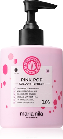 Maria Nila Colour Refresh Pink Pop Sanfte nährende Maske ohne permanente Farbpigmente