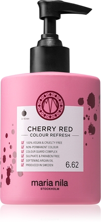 Maria Nila Colour Refresh Cherry Red Sanfte nährende Maske ohne permanente Farbpigmente