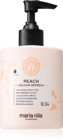 Maria Nila Colour Refresh Peach jemná vyživující maska bez permanentních barevných pigmentů