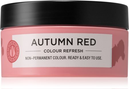 Maria Nila Colour Refresh Autumn Red gyengéd tápláló maszk tartós színes pigmentekkel