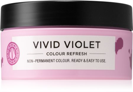 Maria Nila Colour Refresh Vivid Violet jemná vyživující maska bez permanentních barevných pigmentů