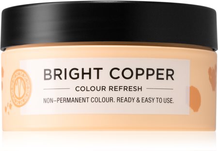 Maria Nila Colour Refresh Bright Copper jemná vyživující maska bez permanentních barevných pigmentů