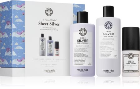 Maria Nila Sheer Silver Gift Box Geschenkset (für blonde Haare)