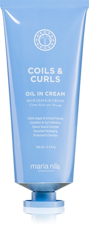 Maria Nila Coils & Curls Oil In Cream regenerační krém pro vlnité a kudrnaté vlasy