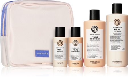 Maria Nila Head & Hair Heal Beauty Bag dárková sada proti lupům a vypadávání vlasů