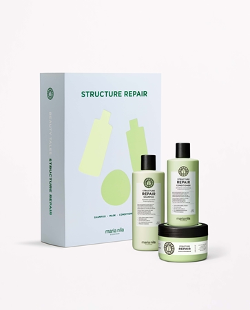 Maria Nila Structure Repair Holiday Box dárková sada pro poškozené, chemicky ošetřené vlasy