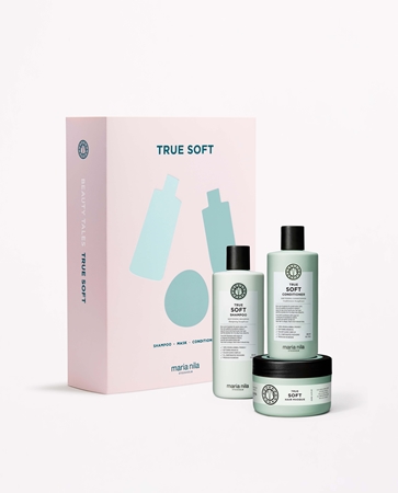 Maria Nila True Soft Holiday Box dárková sada pro hrubé, barvené vlasy