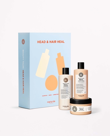 Maria Nila Head & Hair Heal Holiday Box ajándékszett a sérült, töredezett hajra