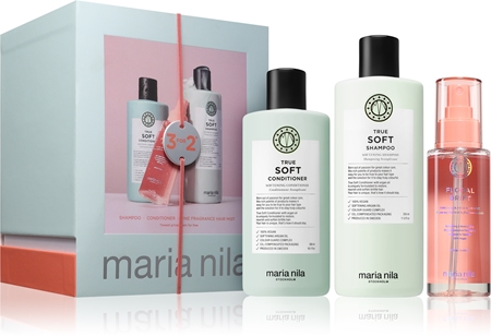 Maria Nila True Soft Holiday Box Geschenkset spendet Feuchtigkeit und Glanz