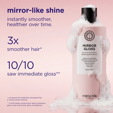 Maria Nila Mirror Gloss Shampoo Shampoo mit ernährender Wirkung für glänzendes und geschmeidiges Haar