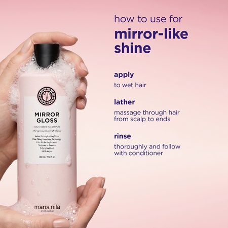 Maria Nila Mirror Gloss Shampoo Shampoo mit ernährender Wirkung für glänzendes und geschmeidiges Haar
