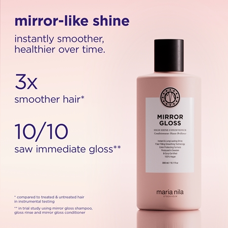 Maria Nila Mirror Gloss Conditioner balsam hranitor pentru un par stralucitor si catifelat