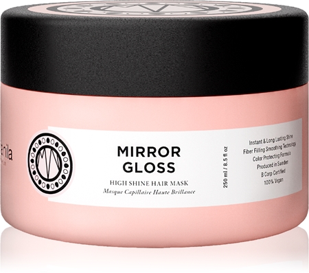 Maria Nila Mirror Gloss Mask tiefenwirksame nährende Maske für glänzendes und geschmeidiges Haar