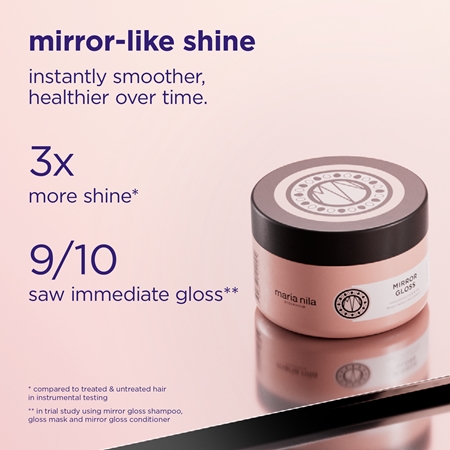 Maria Nila Mirror Gloss Mask tiefenwirksame nährende Maske für glänzendes und geschmeidiges Haar