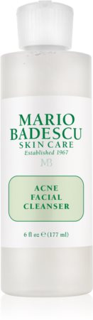 Mario Badescu Acne Facial Cleanser gel de limpeza para pele oleosa propensa a acne