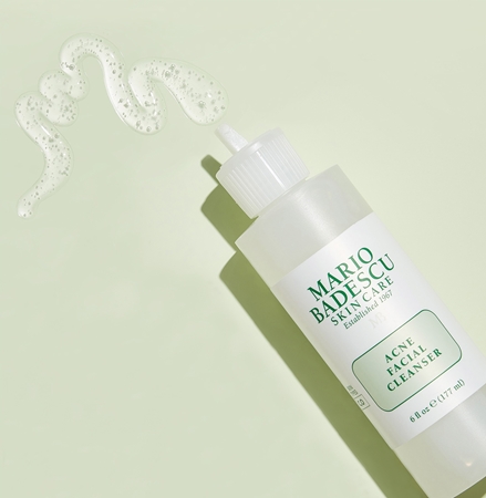 Mario Badescu Acne Facial Cleanser gel de limpeza para pele oleosa propensa a acne