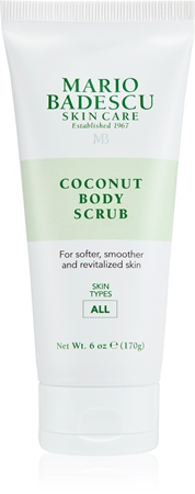 Mario Badescu Coconut Body Scrub esfoliante de limpeza corporal com coco