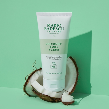 Mario Badescu Coconut Body Scrub esfoliante de limpeza corporal com coco