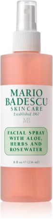 Mario Badescu Facial Spray with Aloe, Herbs and Rosewater bruma tonificante de pele para iluminação e hidratação
