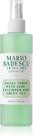 Mario Badescu Facial Spray with Aloe, Cucumber and Green Tea viilentävä ja virkistävä suihke väsyneelle iholle