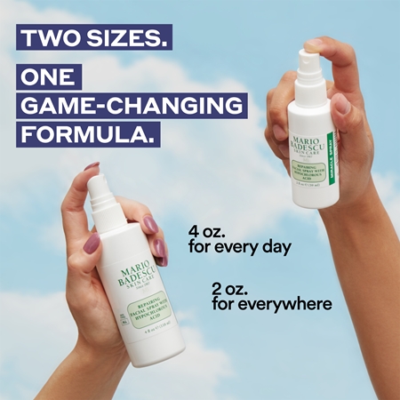 Mario Badescu Repairing Facial Spray With Hypochlorous Acid Restorative Skin Spray with soothing effect