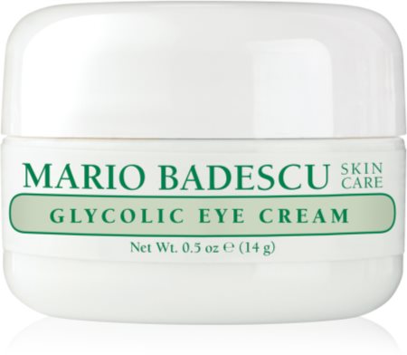 Mario Badescu Glycolic Eye Cream creme hidratante anti-idade com ácido glicólico para o contorno dos olhos