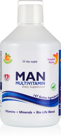 Swedish Nutra Man Multivitamin multivitamine pentru barbati