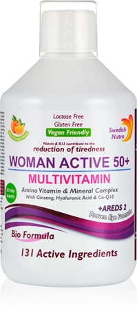 Swedish Nutra Multivitamin Woman Active 50+ multivitamine pentru femei