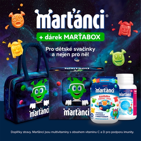 MARŤÁNCI Multivitamin Gummies + Marťabox dárková sada pro děti