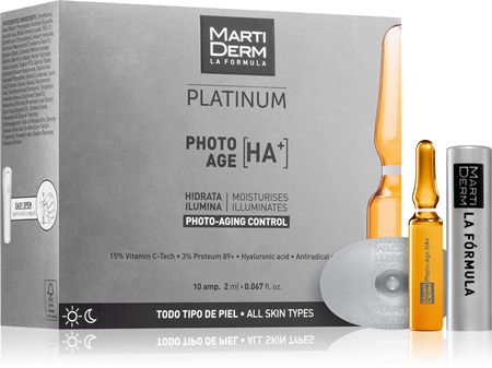 MartiDerm Platinum Photo Age HA+ siero anti-age in fiale