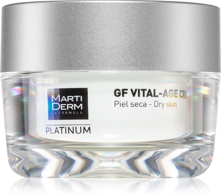 MartiDerm Platinum GF Vital-Age Mjukgörande ansiktskräm för torr hud