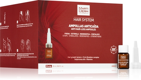 MartiDerm Hair System Anti Hair-Loss Ampoules ampule proti vypadávání vlasů