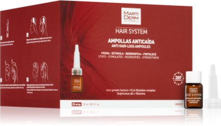 MartiDerm Hair System ampule proti izpadanju las