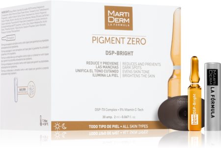 Martiderm Pigment Zero DSP-BRIGHT ampolas para pele radiante